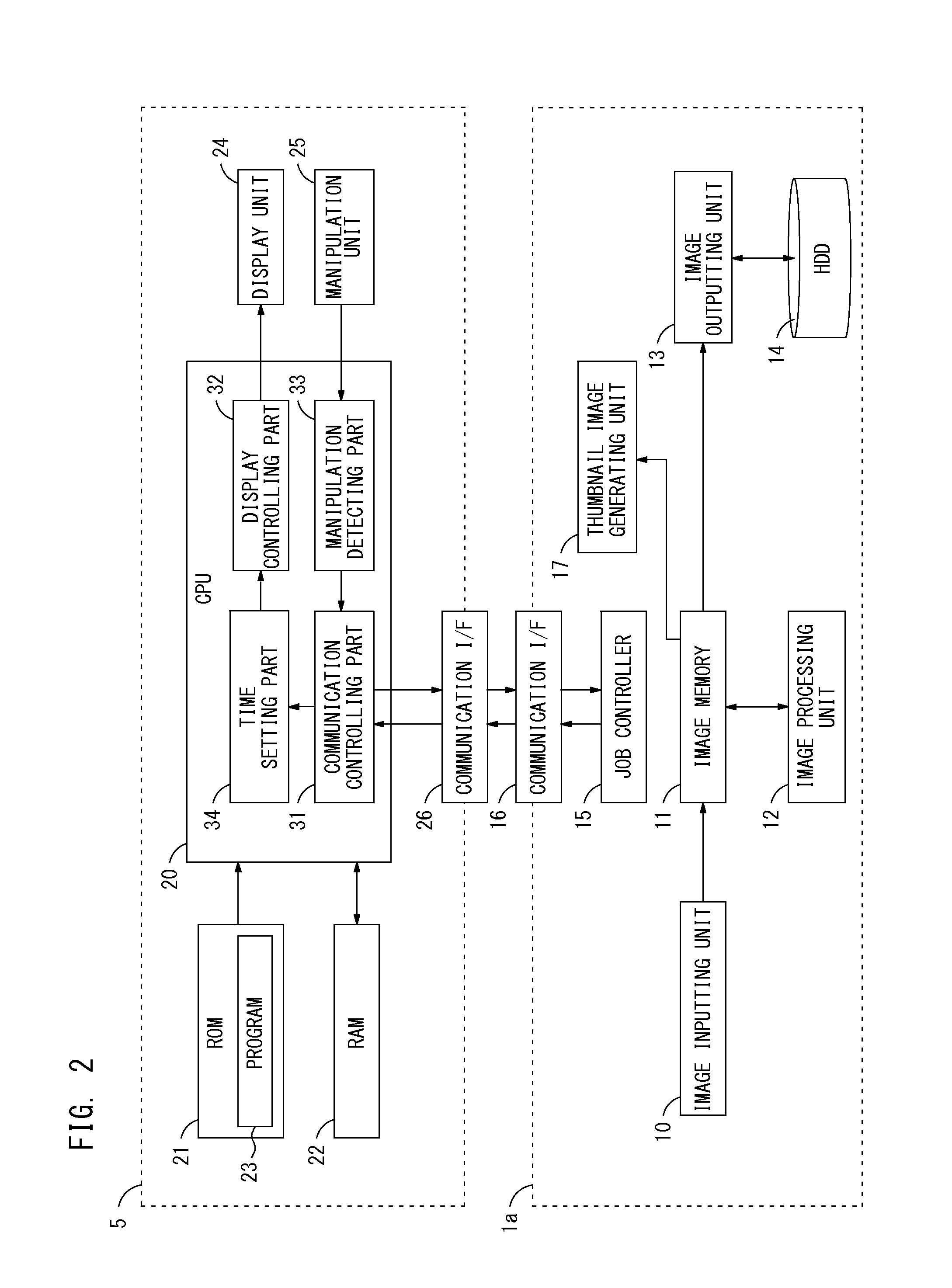 Image processing device, display device and non-transitory computer readable recording medium