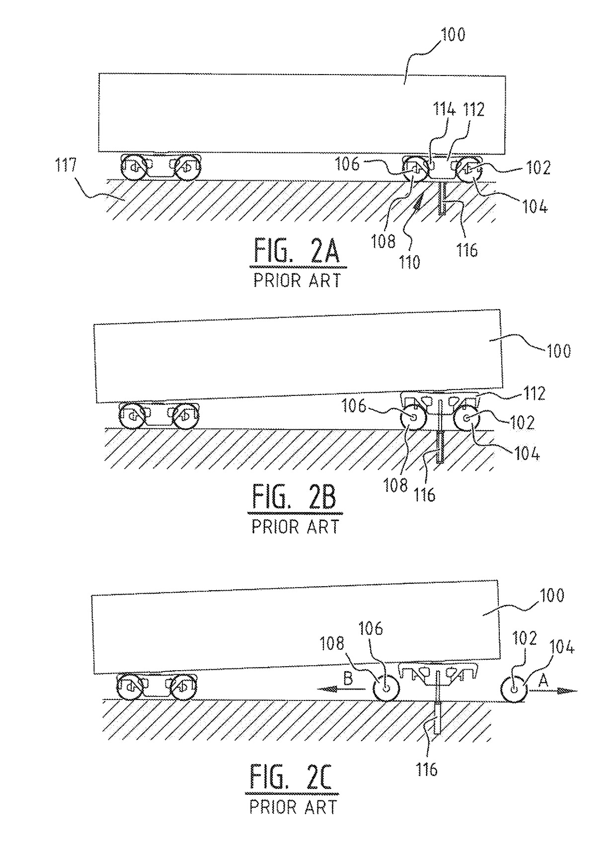 Lifting column, lifting system and method for lifting a vehicle such as a rail-car