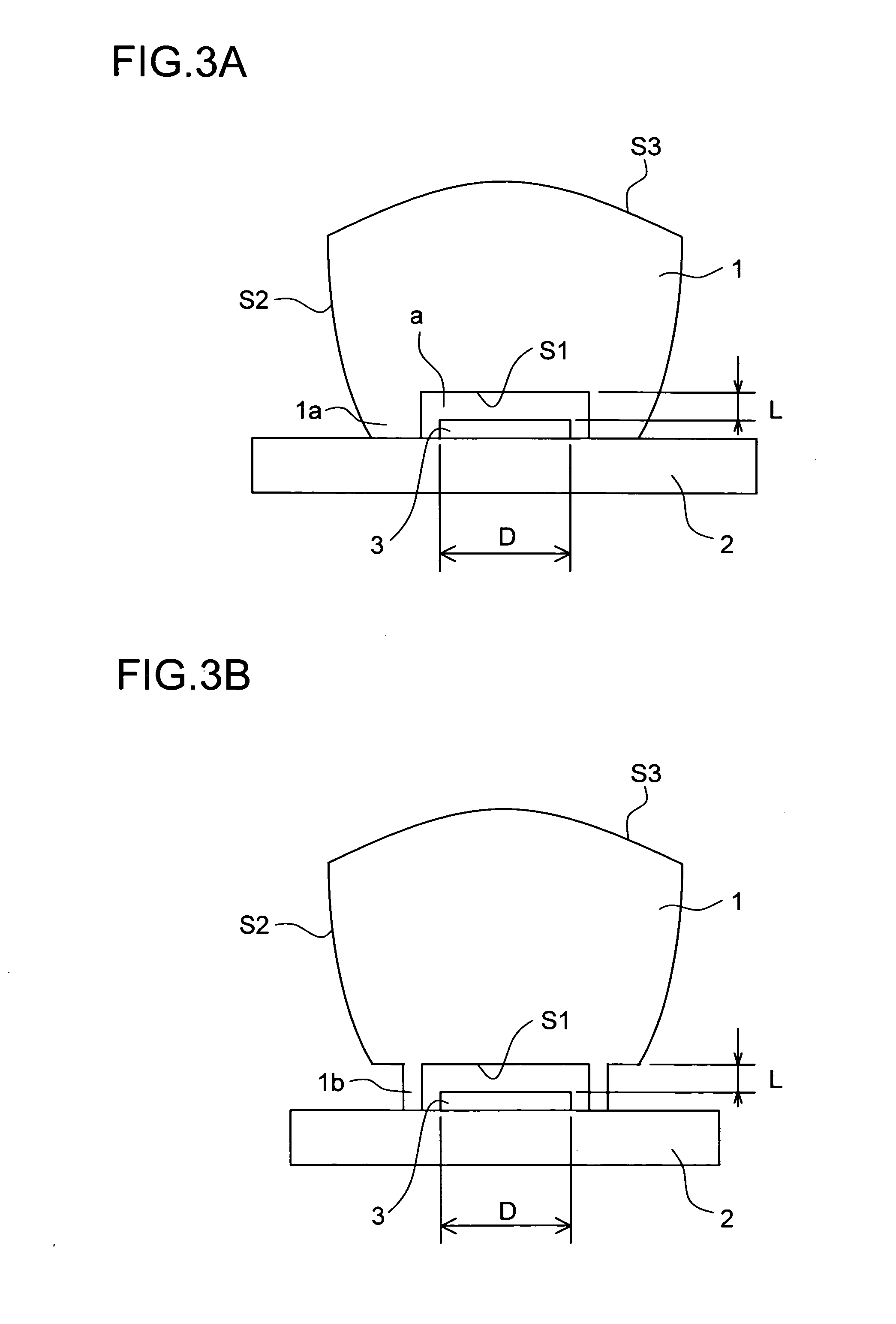 Optical element and lighting device provided therewith