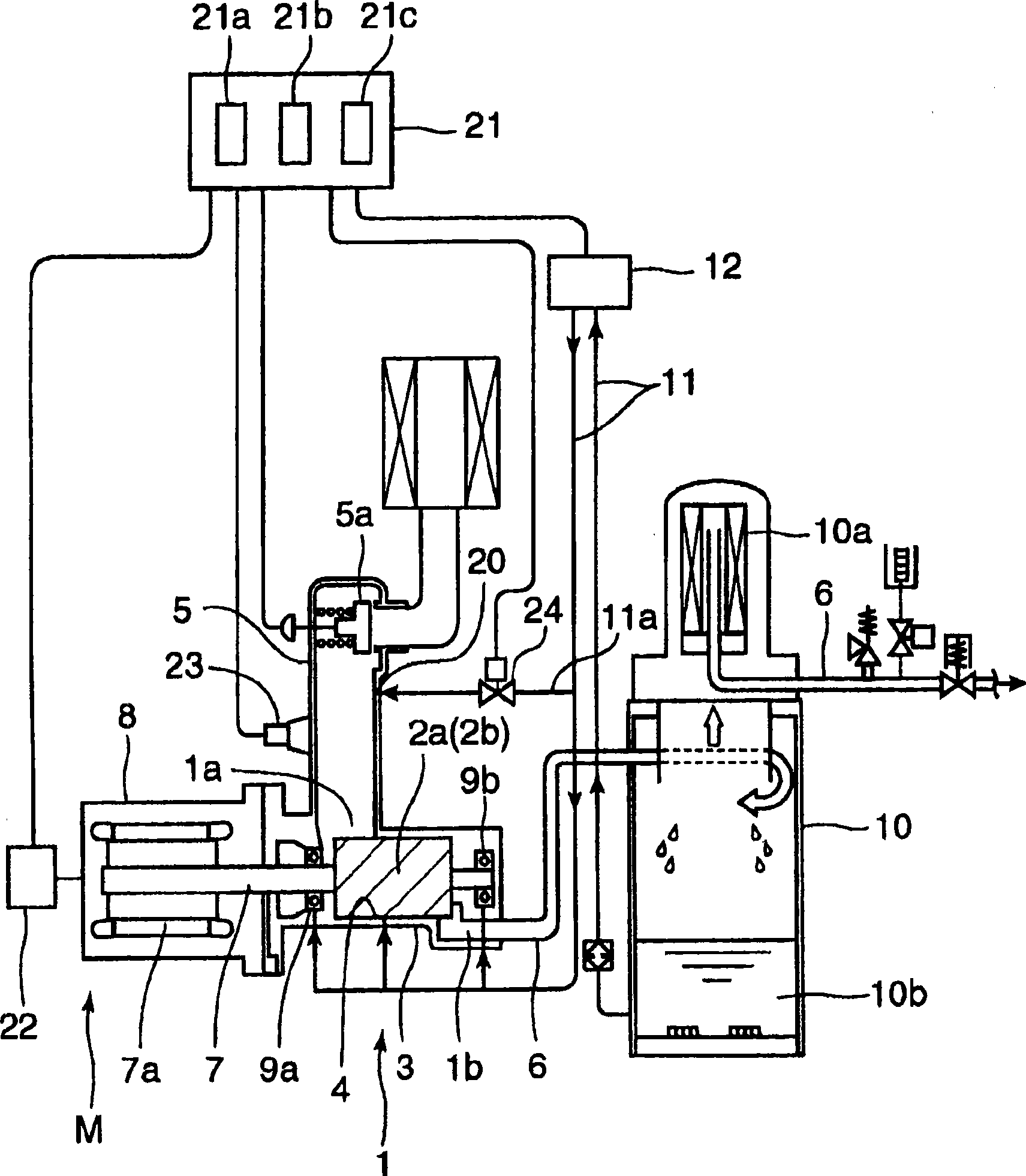 Low noise type liquid-cooled compressor