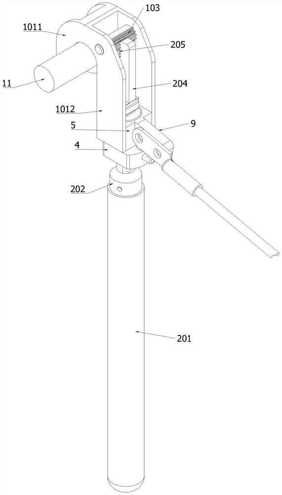 A general-purpose push-pull micro-twisting grounding wire device