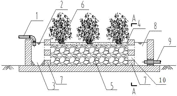 Method for remedying micro-polluted water body and subsurface flow artificial wetland system