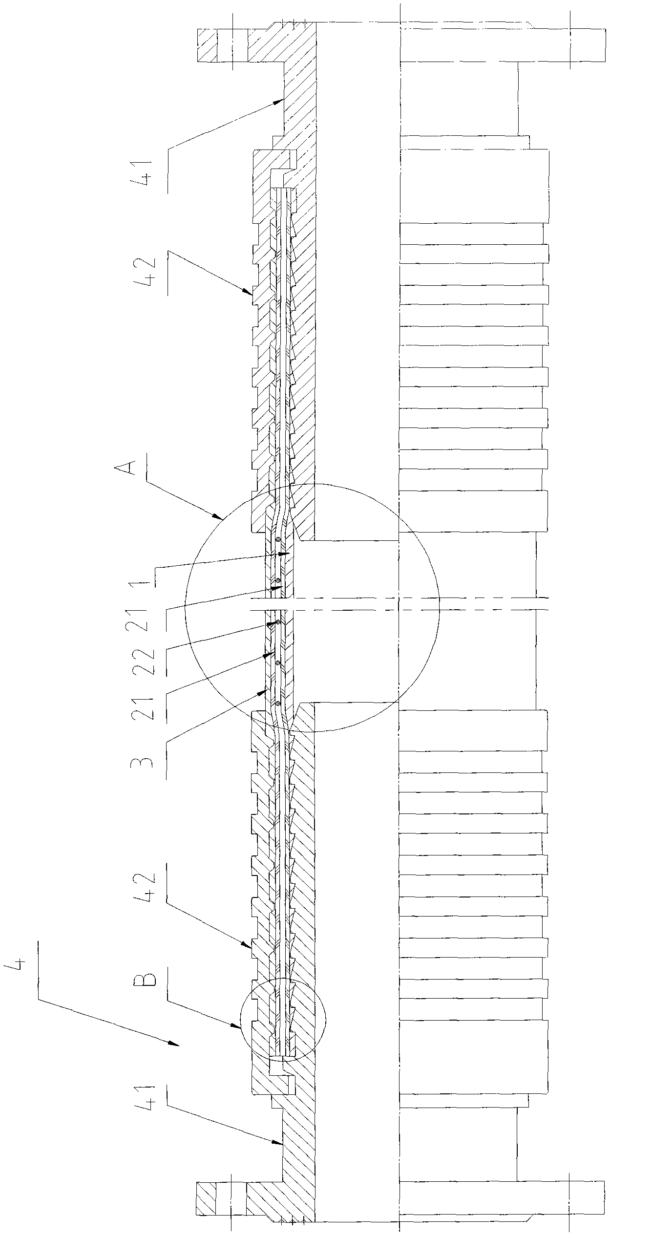 Tensile flexible pipe