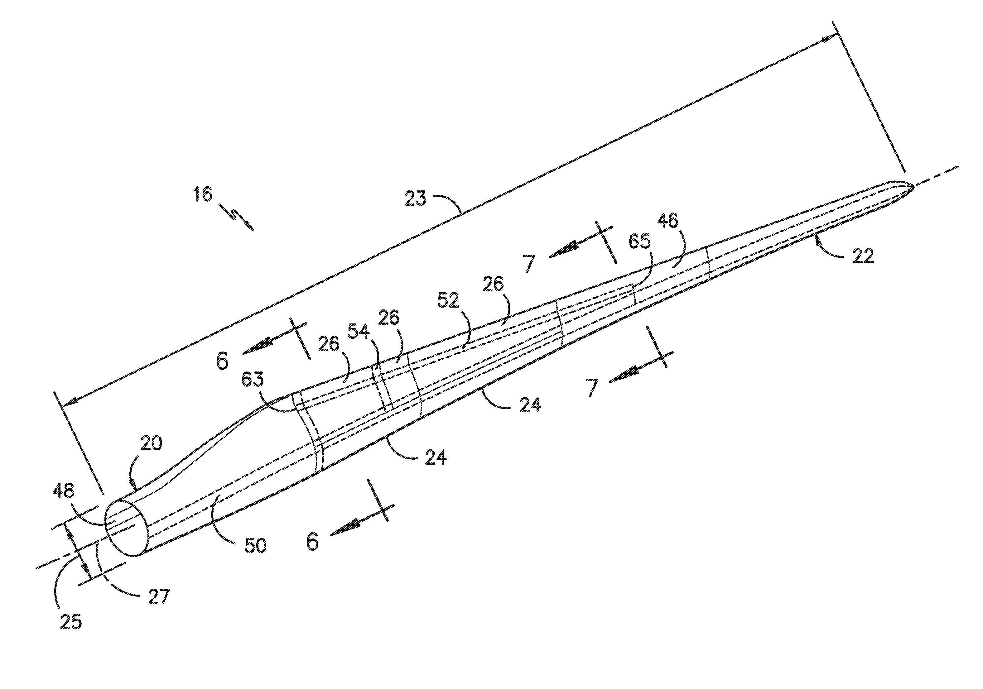 Structural component for a modular rotor blade