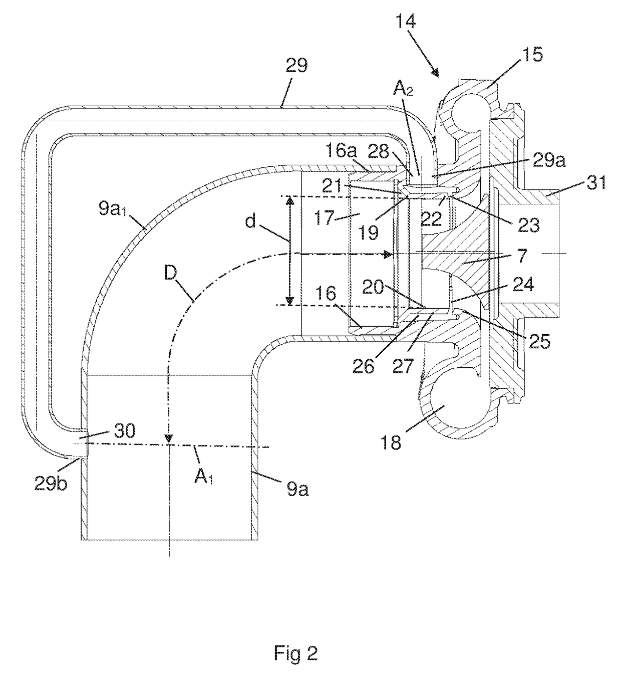 Compressor arrangement supplying charged air to a combustion engine