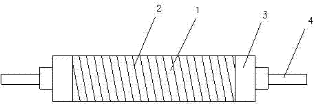 Novel corrugated roller