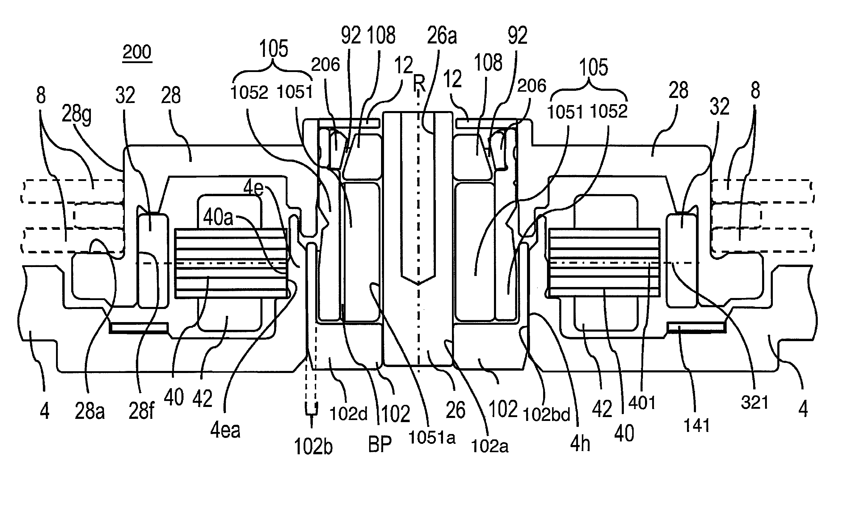 Rotating device and component for fluid dynamic bearing unit thereof
