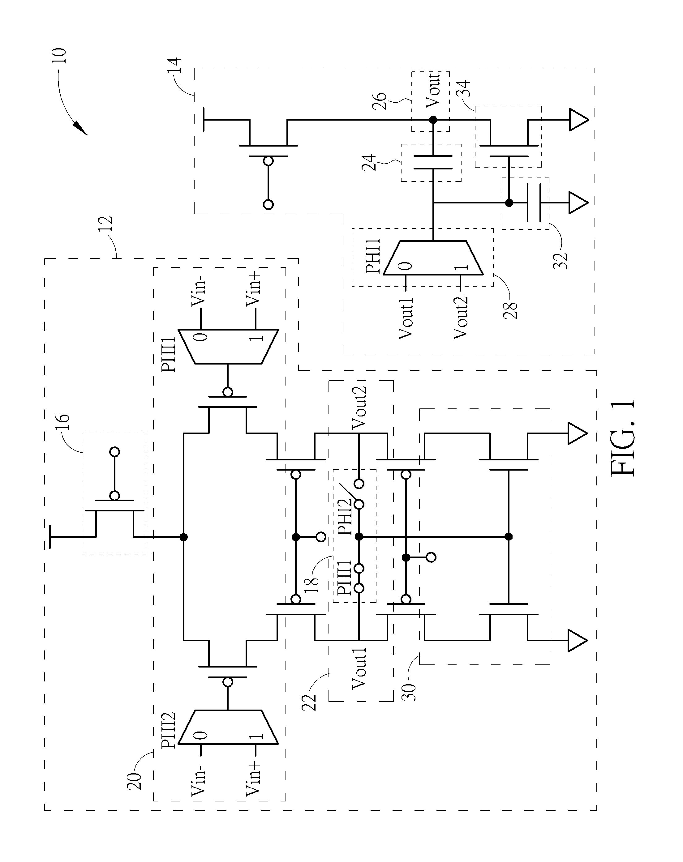 Signal amplifying circuit with noise suppression function