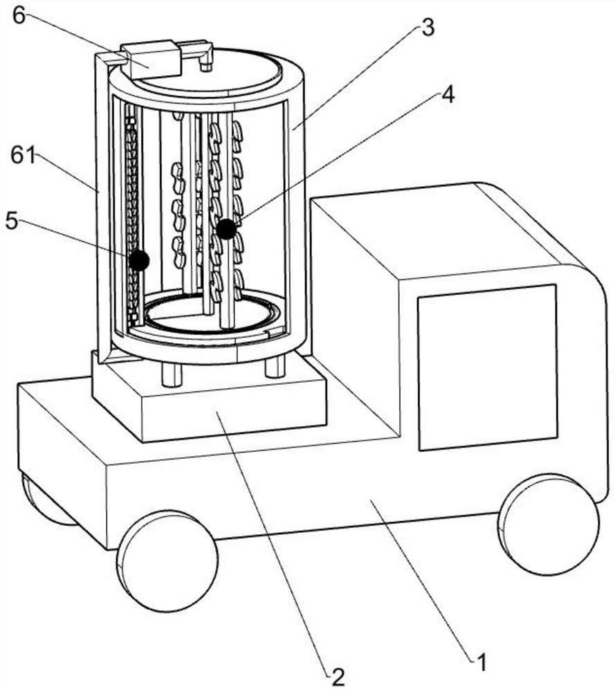 Tree pruning machine for municipal roads