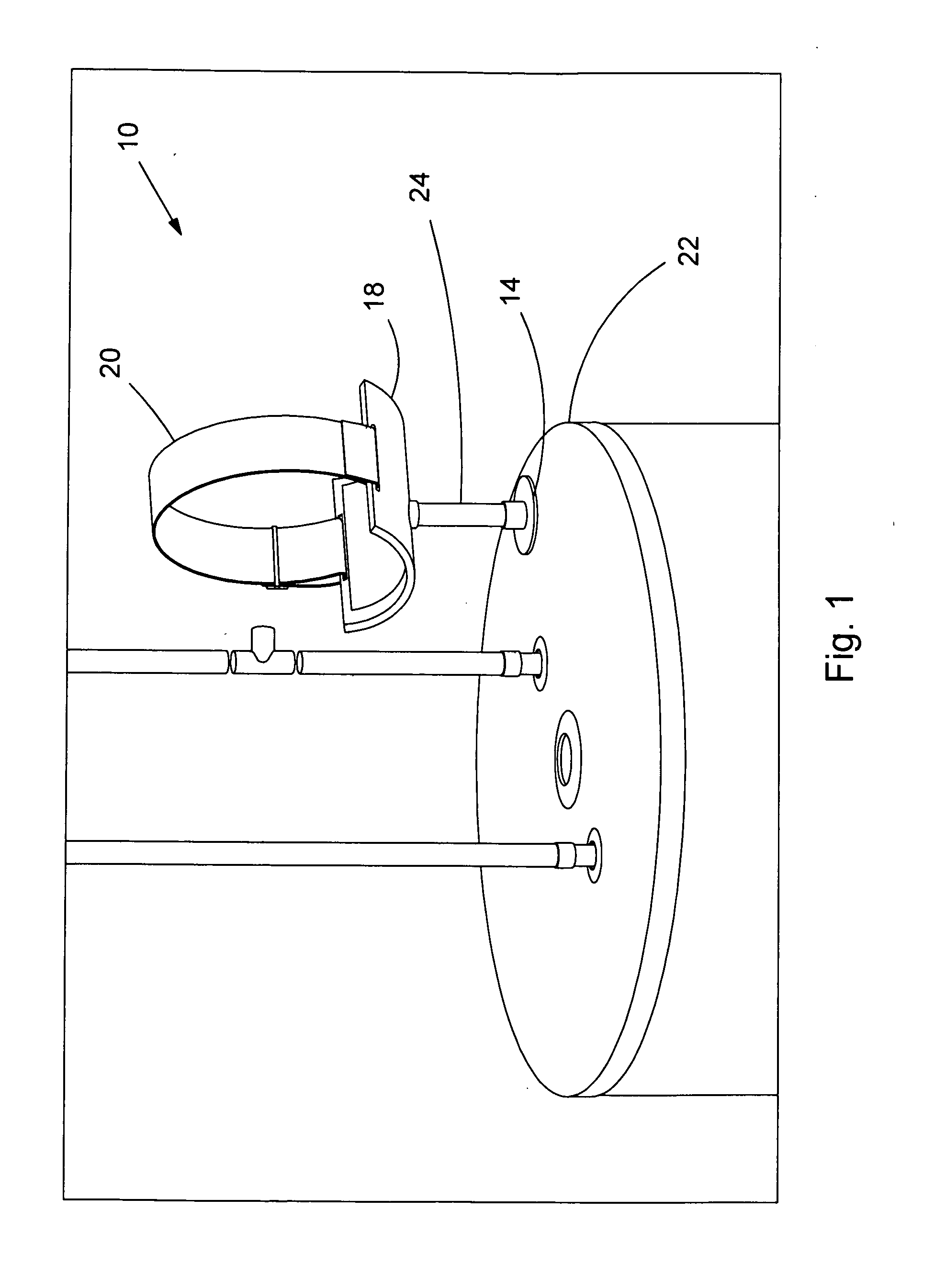 Support stand for expansion tank