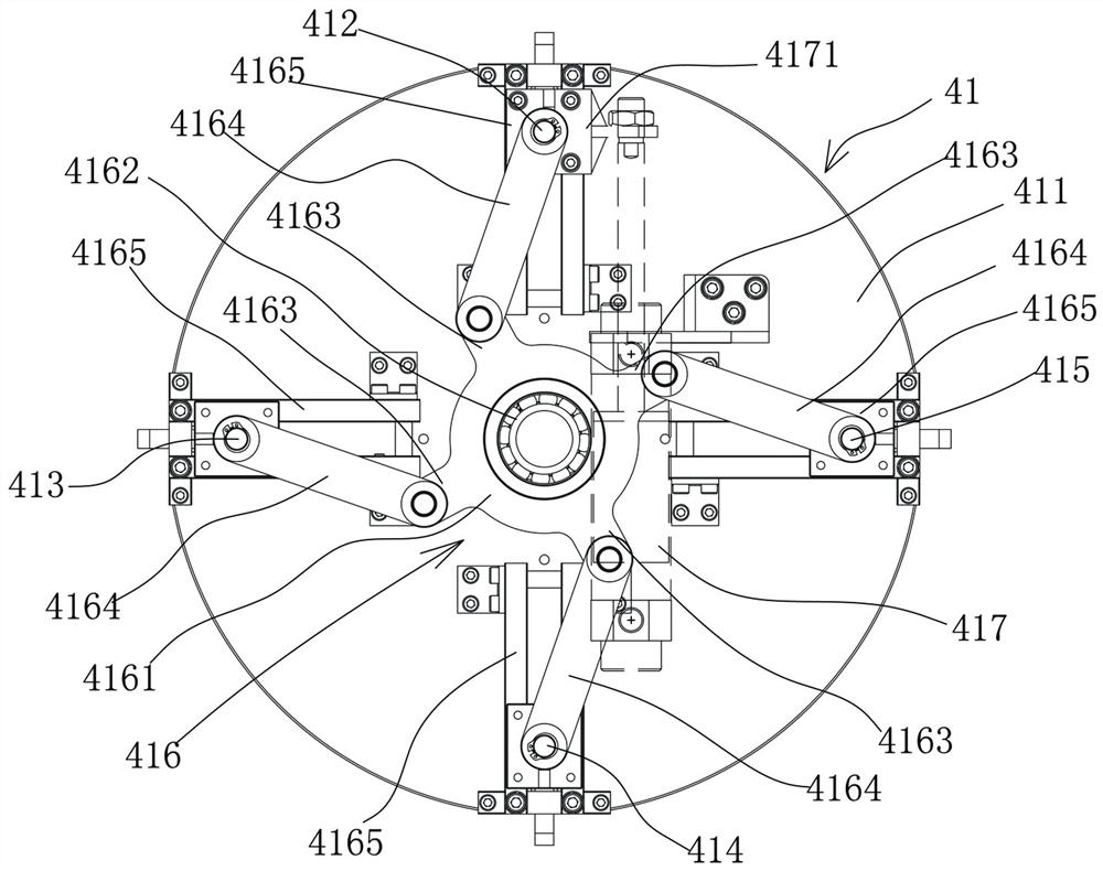 Active automatic cleaning device and cleaning line for stretching inner container