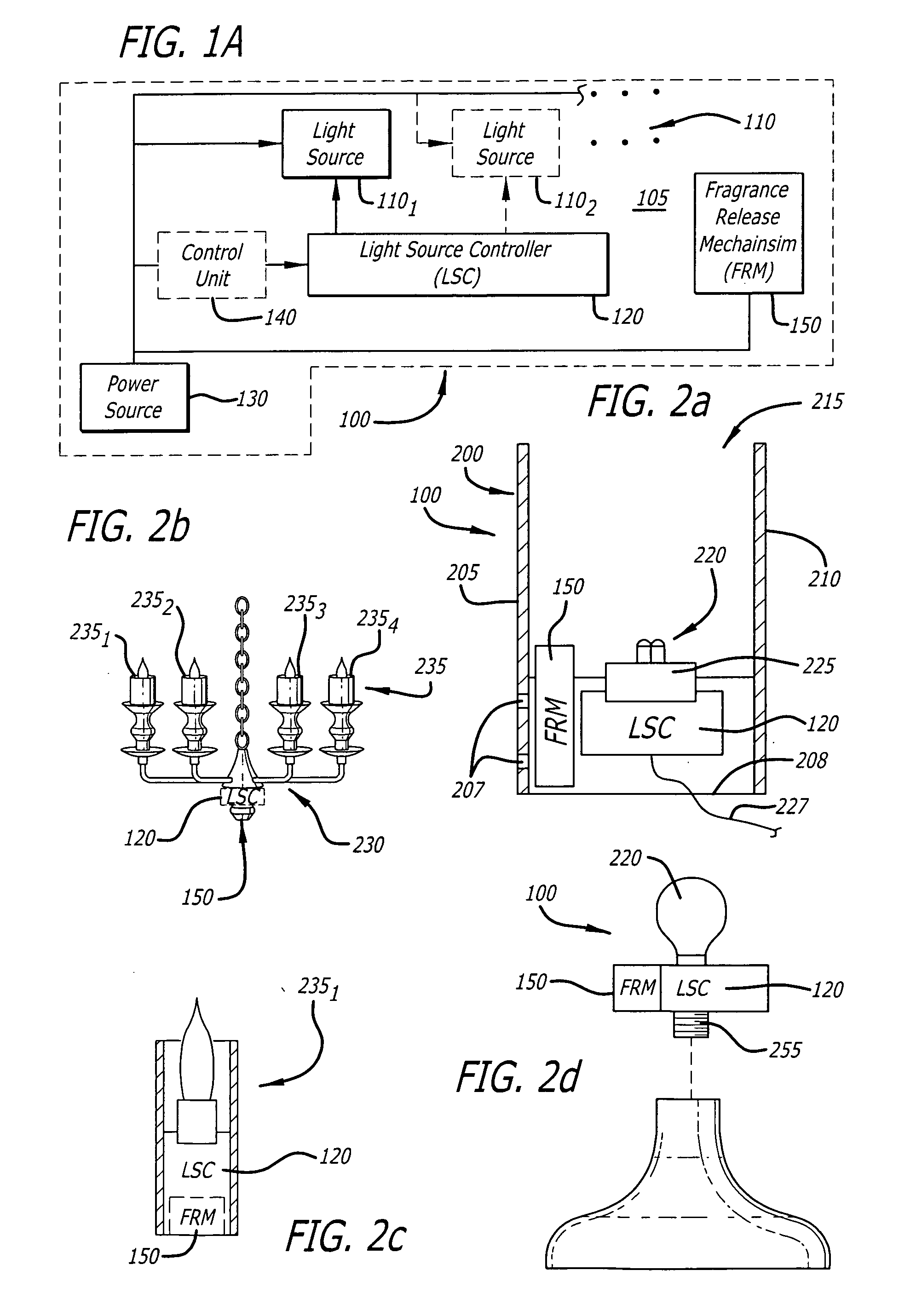 Candle emulation device with fragrance release mechanism