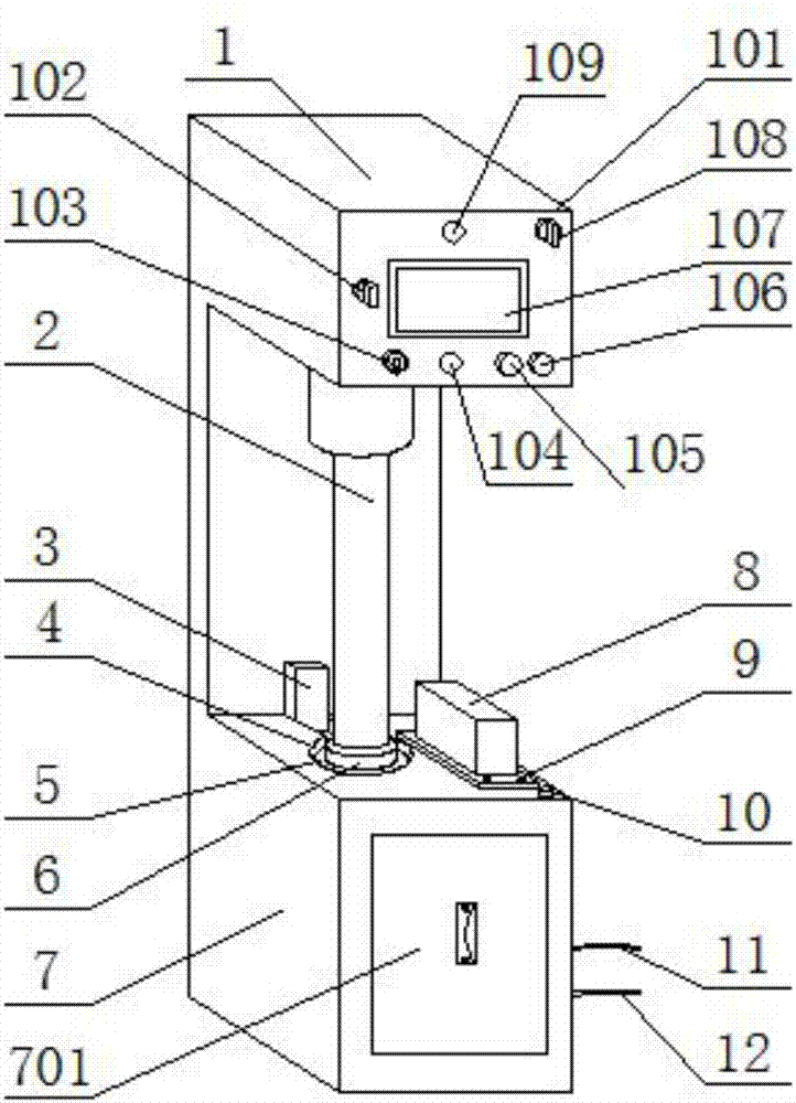 Precipitation cover air-tightness test bed