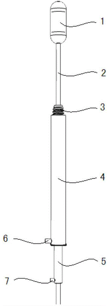 Partial-sealing reverse-flow type blood clot resorption device