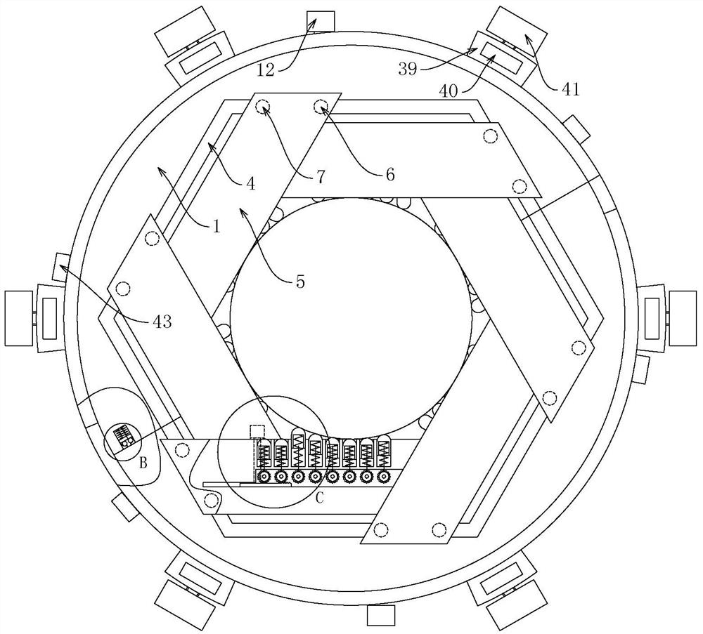 Clamping plate for orthopedics department