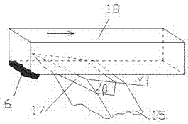 On-line liquid steel attachment cleaning device for continuous casting and method