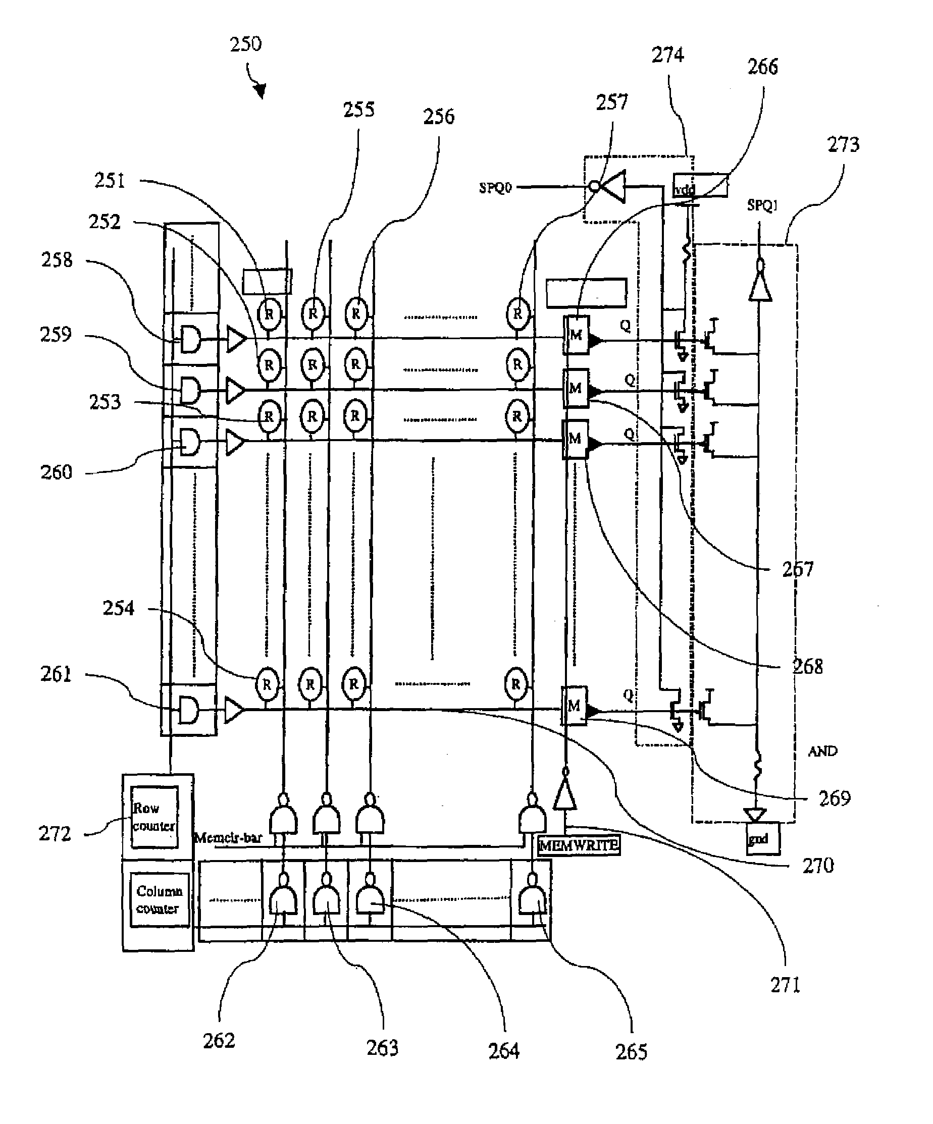 Method and apparatus of memory clearing with monitoring RAM memory cells in a field programmable gated array