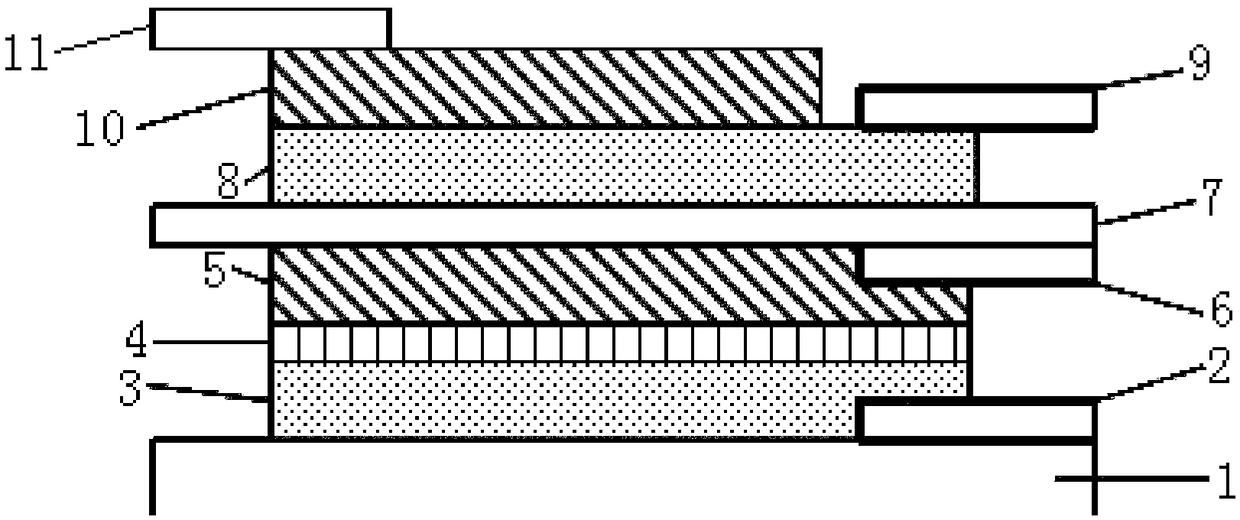 A dual-band thin-film photodetector and its preparation method