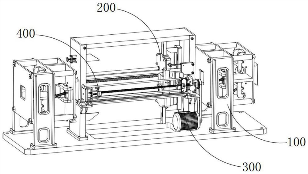 Processing equipment for self-adaptive length regulation of construction steel pipes