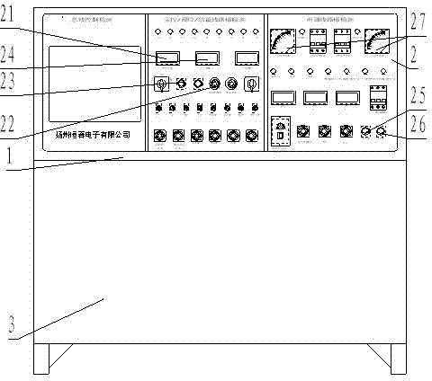 Electric actuating mechanism circuit board test bench