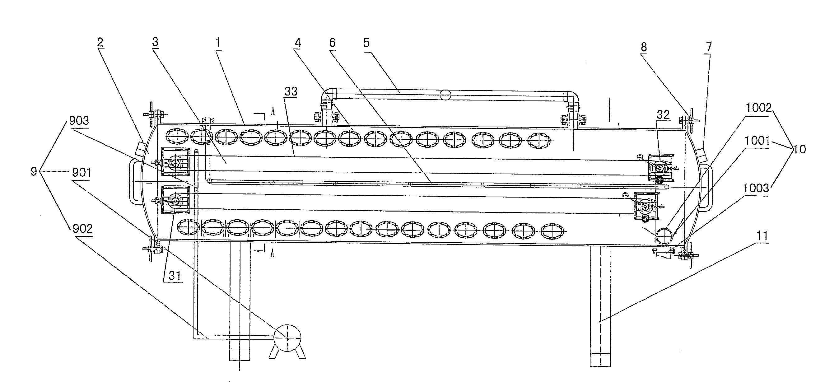 Vacuum microwave drying apparatus