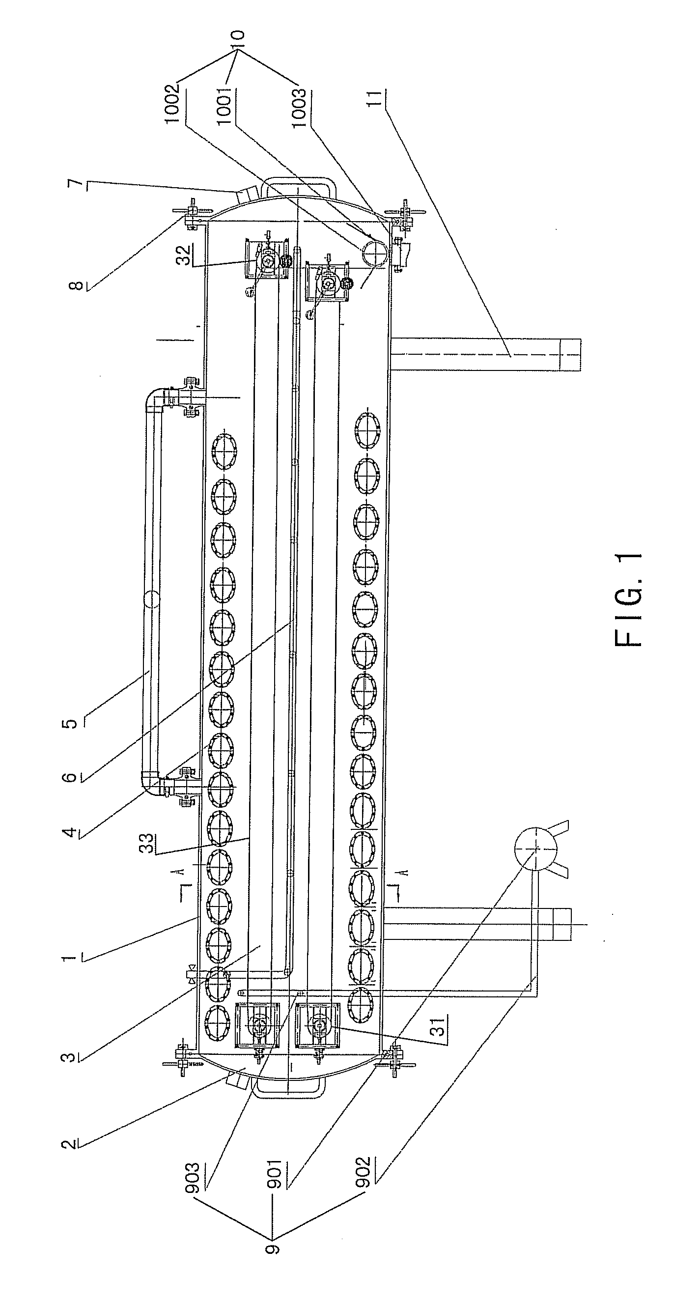 Vacuum microwave drying apparatus