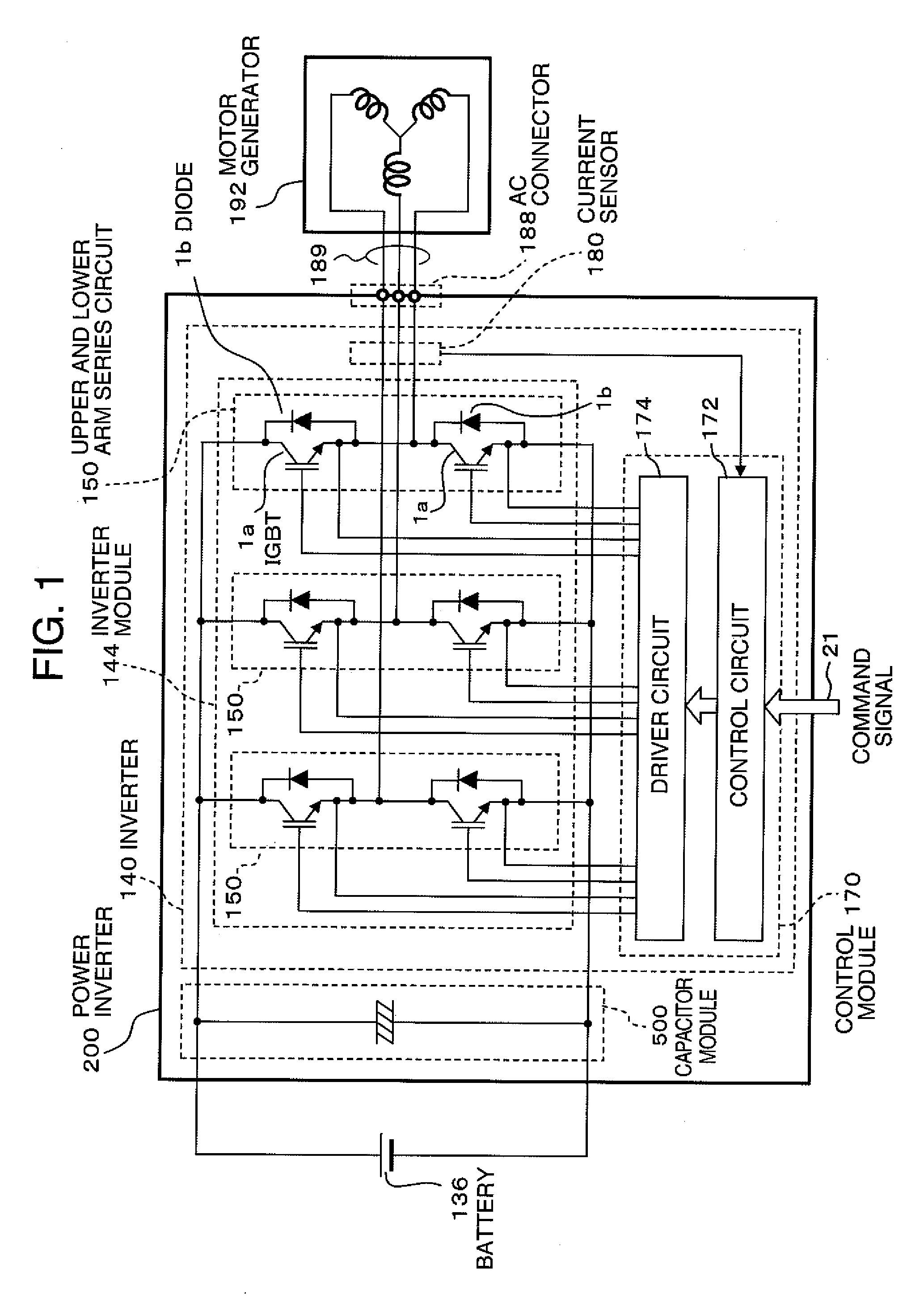 Semiconductor power module, inverter, and method of manufacturing a power module