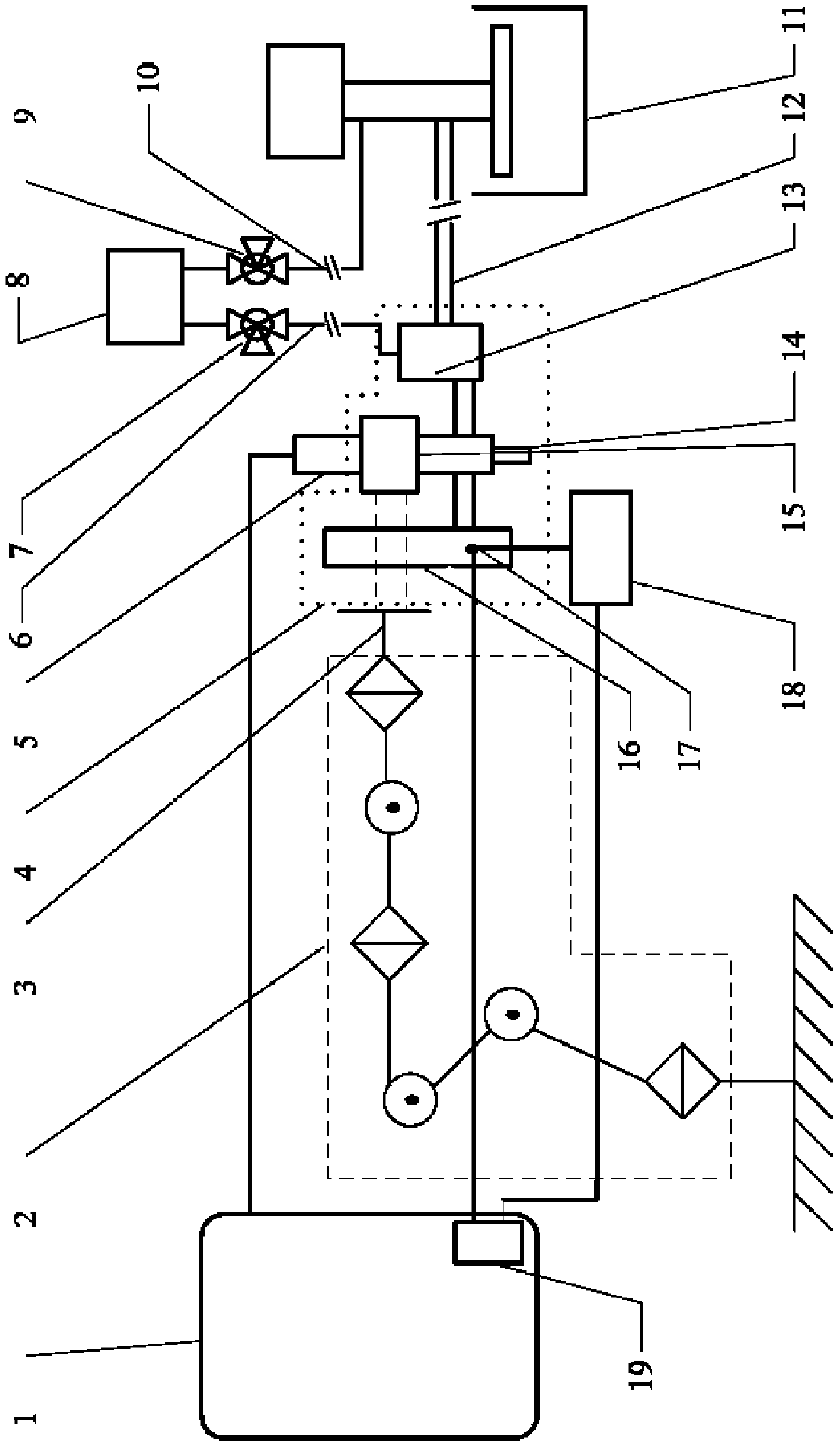 Integrated robot servo automatic gluing system and method thereof