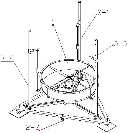 Experimental device for measuring single duct and lift force of single ducted air vehicle