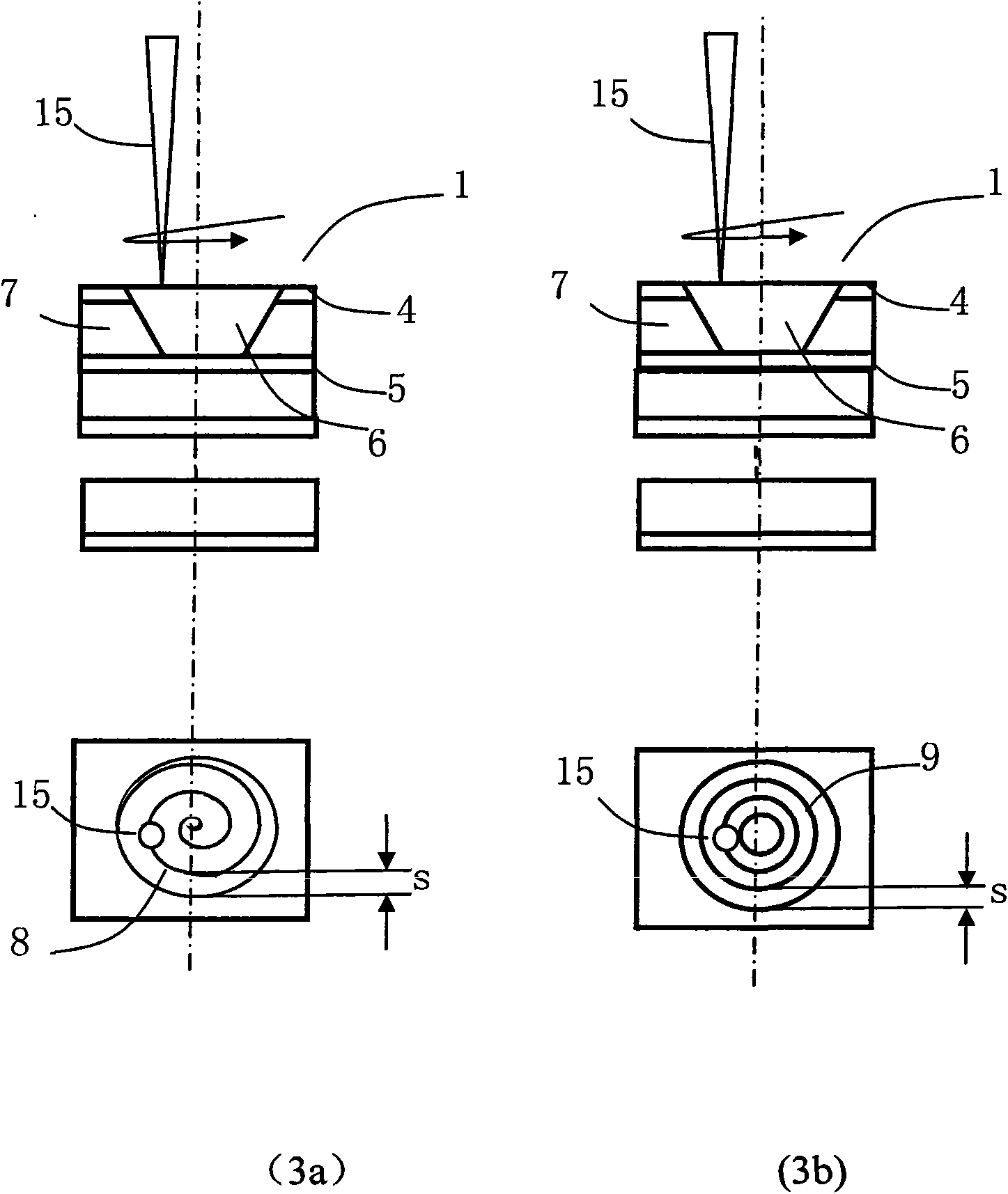 Method for processing blind hole by laser