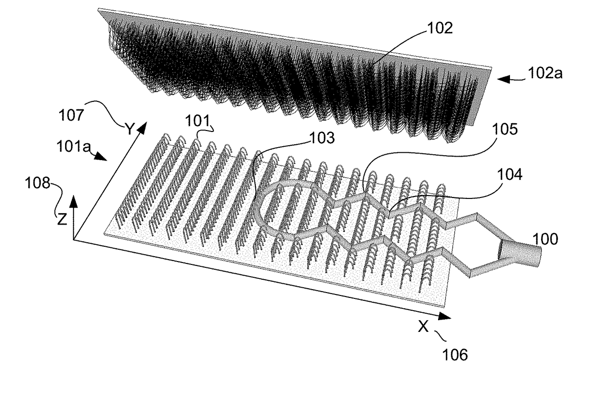 Apparatus and method of embedding electrical conduit within reclosable fastener systems