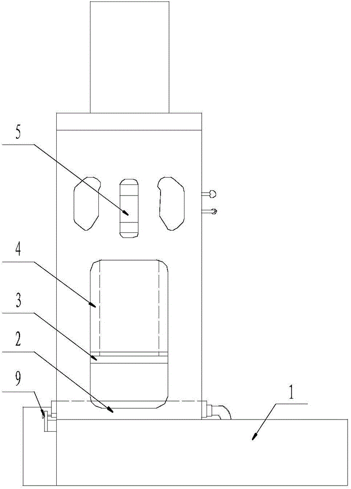 Hydraulic vertical type oil press