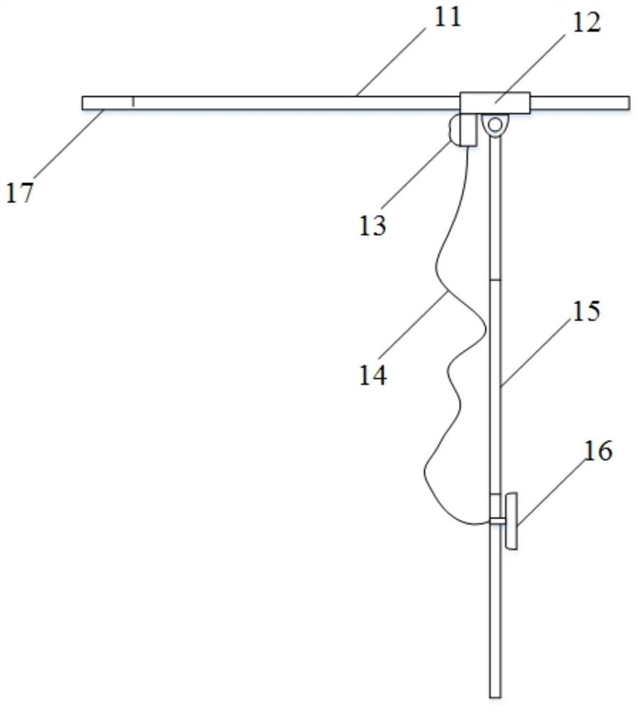 A tandem partitioned slit temperature detection device for container stacking