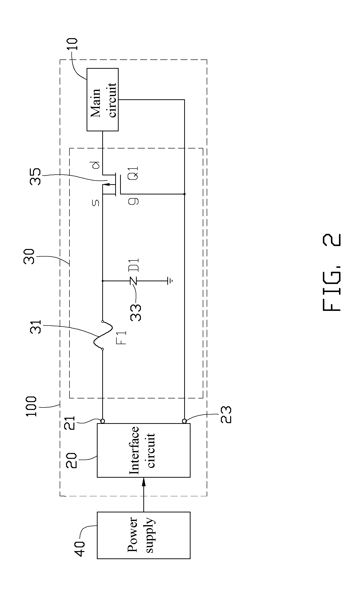Protection circuit and electronic device using the same