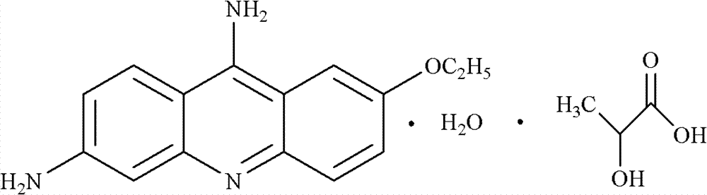 Preparation method of ethacridine lactate intermediate
