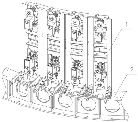 Multi-mechanism linkage type storage box device
