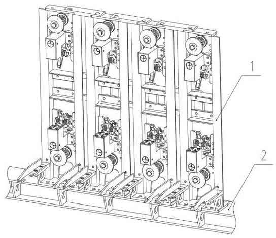 Multi-mechanism linkage type storage box device
