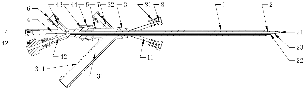 Minimally invasive visual expansion attraction sheath