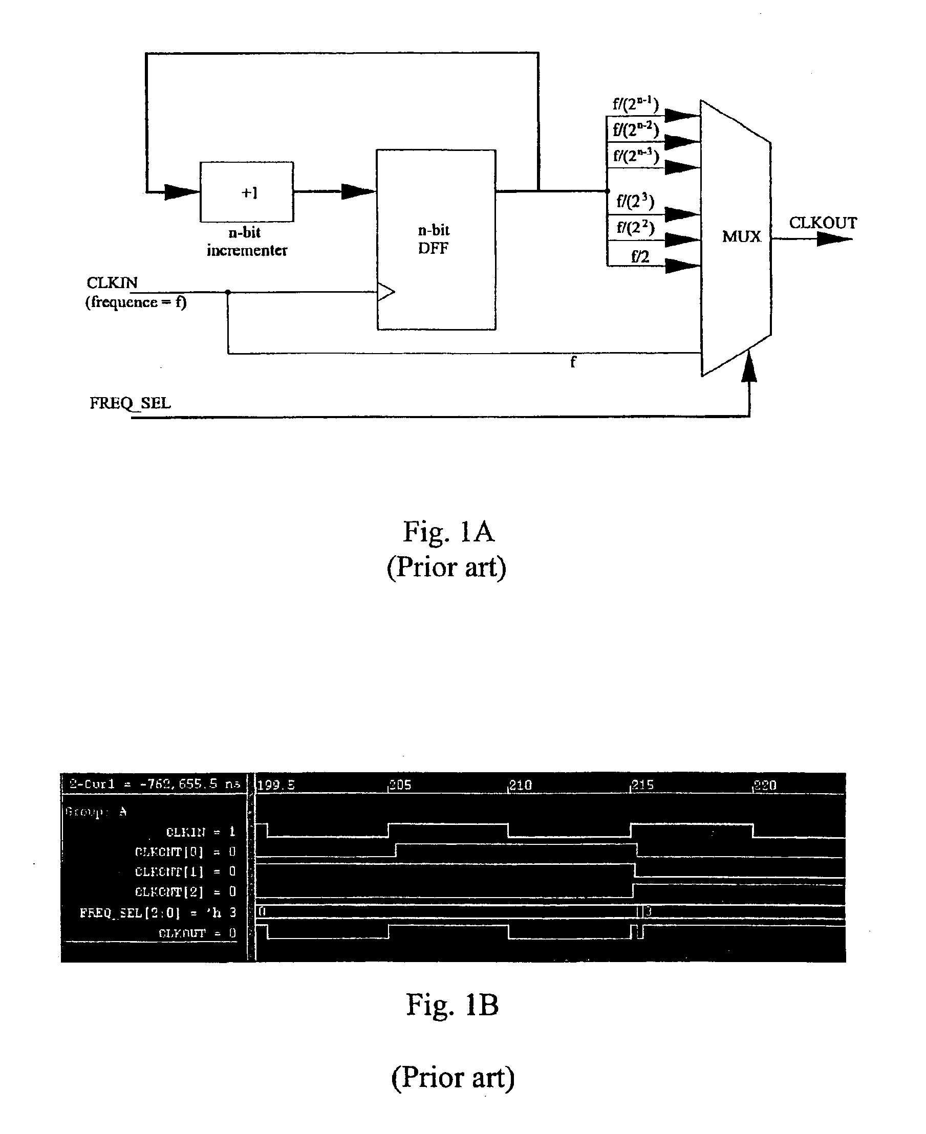 Device for programmable frequency divider