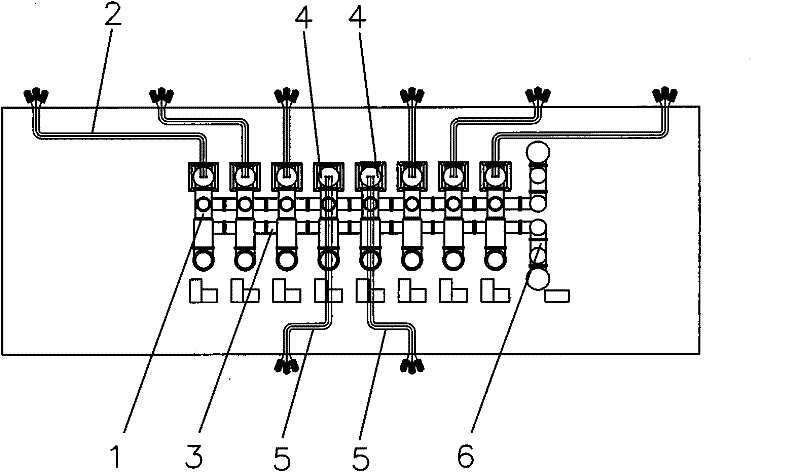 Novel in-parallel compact type distribution scheme of combined electrical apparatuses