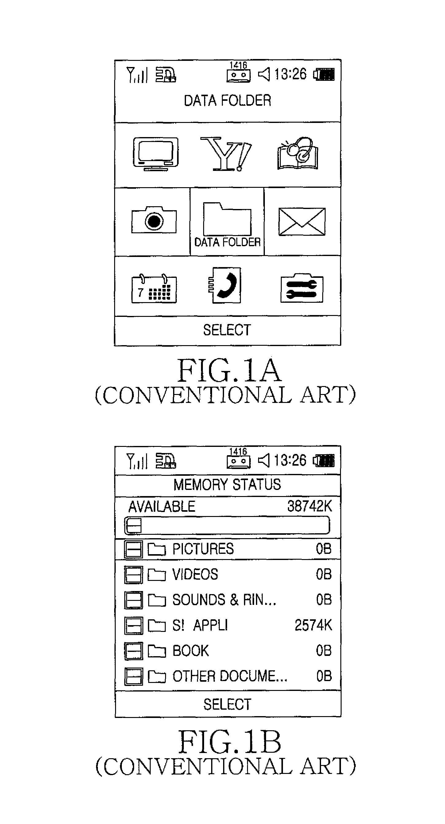 Apparatus and method for selective loading in mobile communication terminal