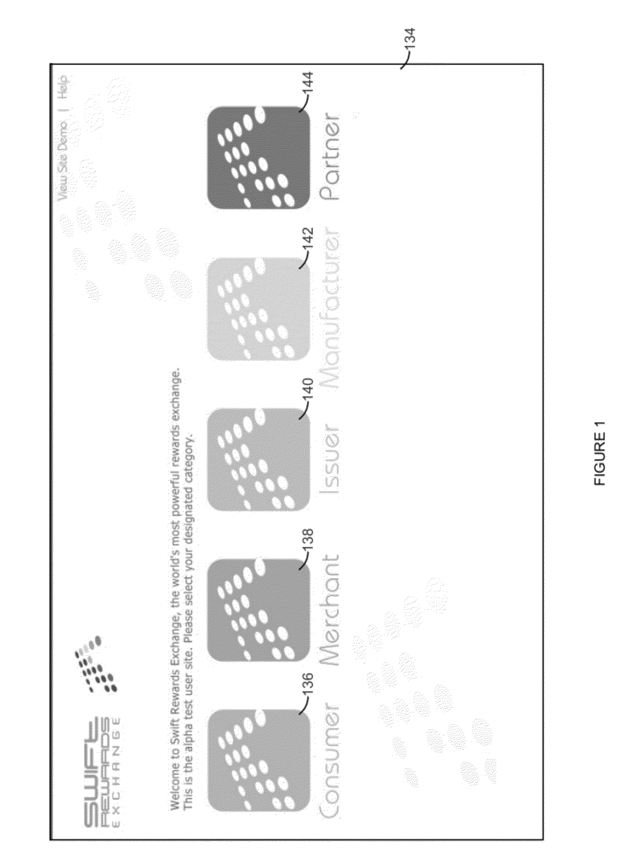 Reward exchange method and system for executing a trading agreement between merchants and issuers