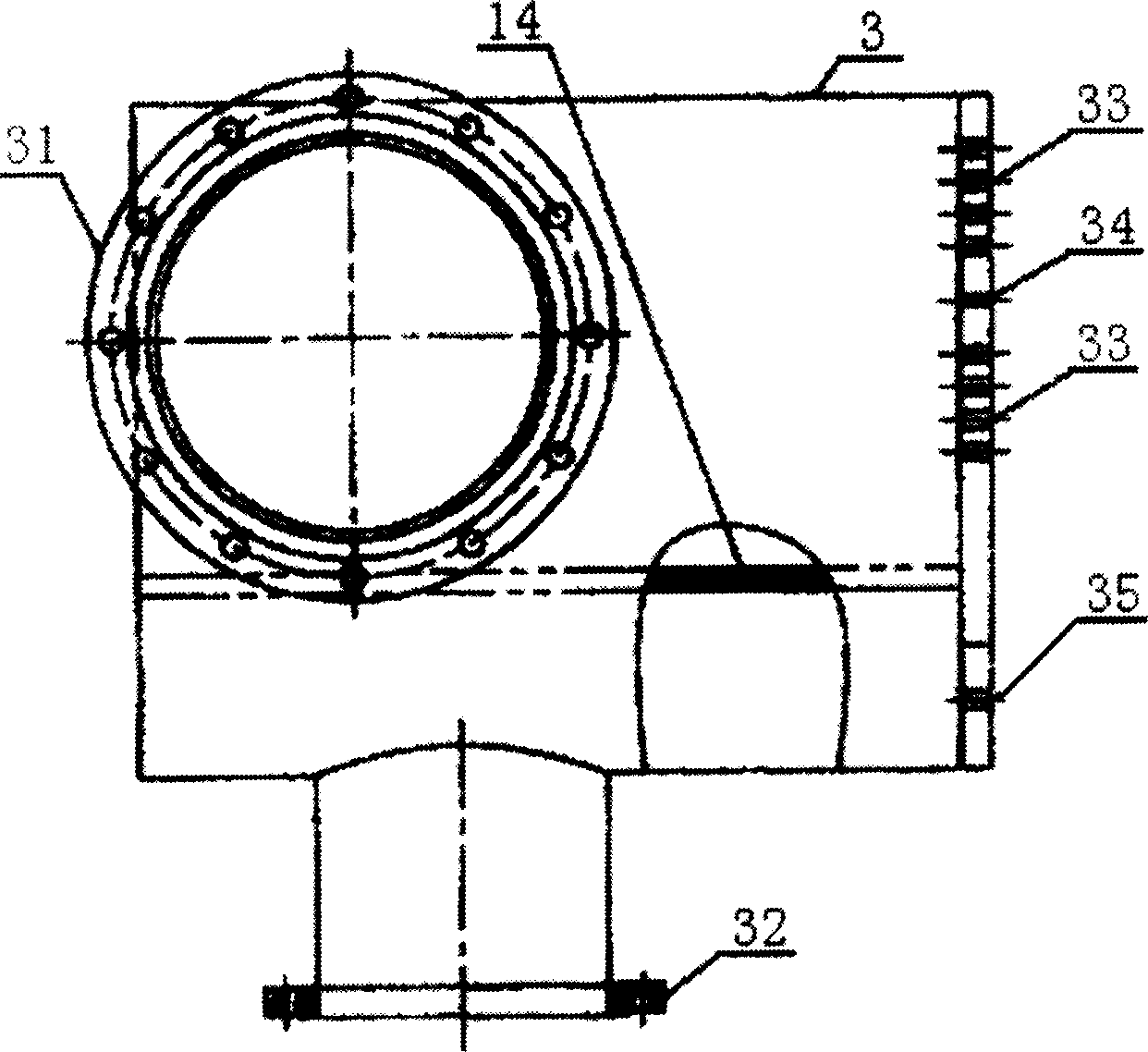 Blast furnace slag flushing technology by pneumatic lifting runner and its flushing device