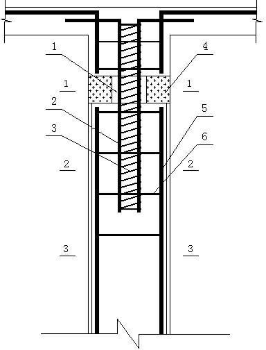 Multidirectional rotation structure node for reinforced concrete column and construction method for multidirectional rotation structure node