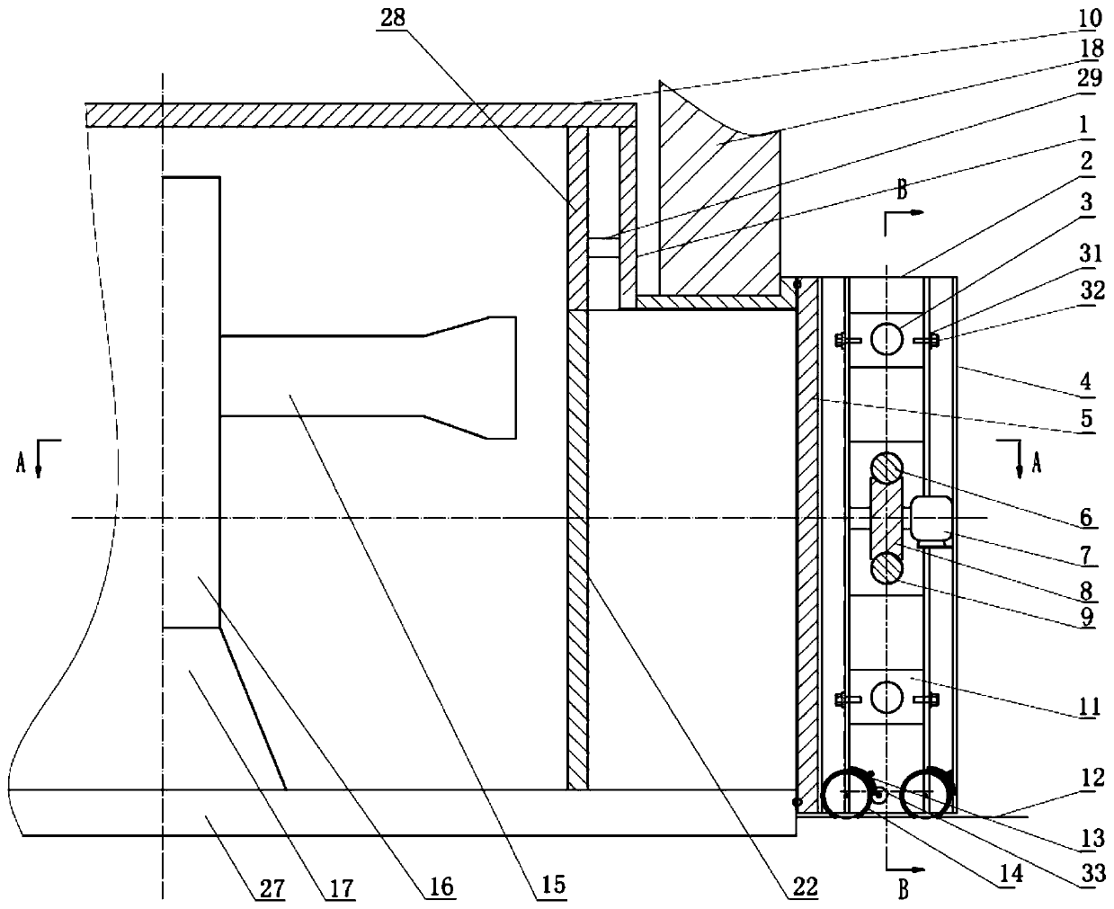 Anti-collision quick-opening door structure for large geotechnical centrifuge
