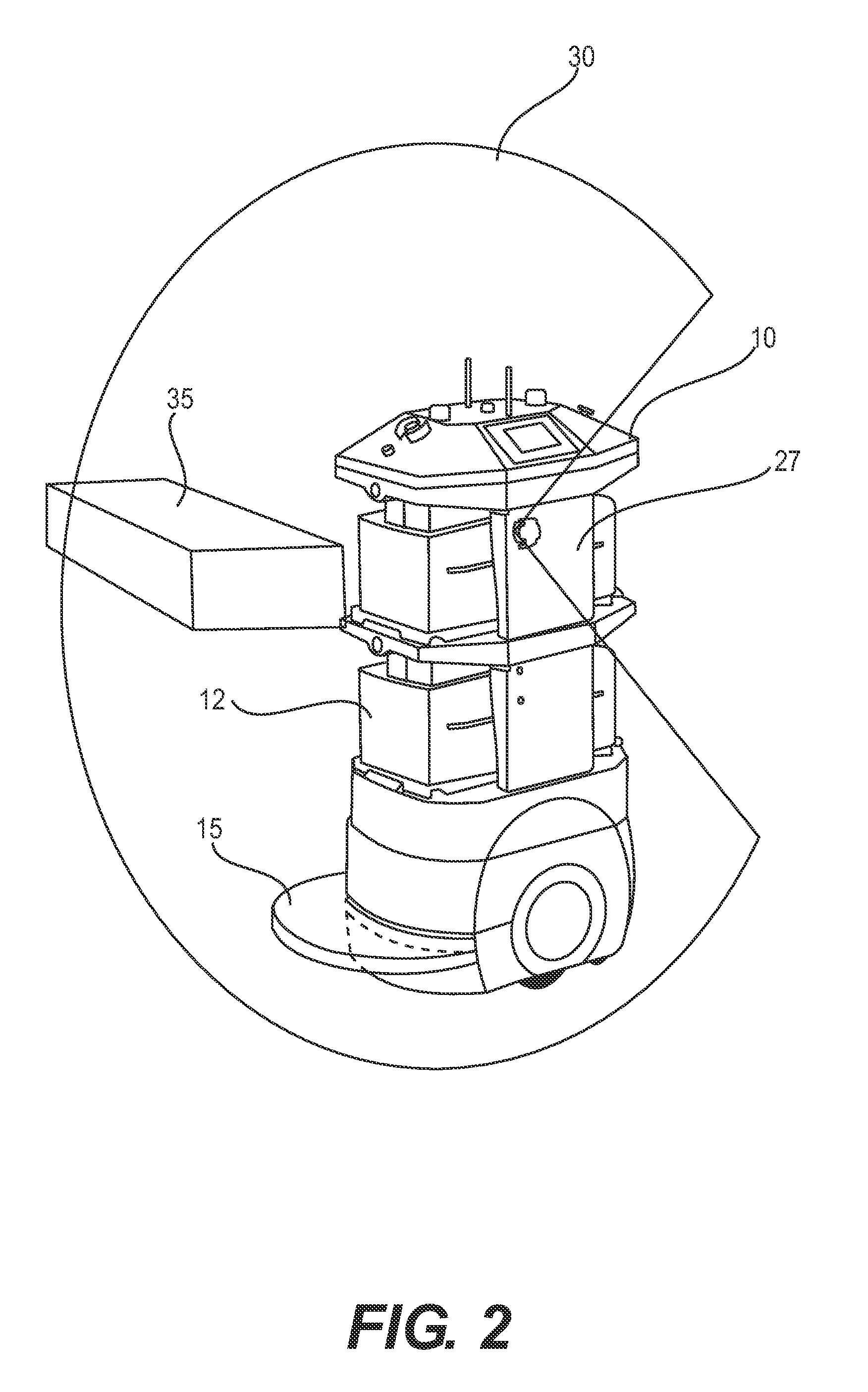 Positive and negative obstacle avoidance system and method for a mobile robot