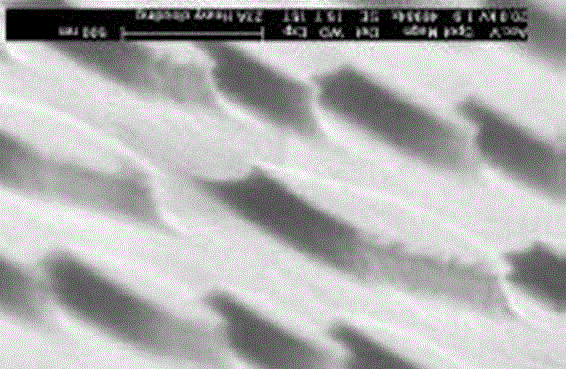 Method for removing top chamfering of BD-R (Blue Dish-Ray) mother disc groove