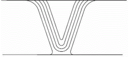 Method for removing top chamfering of BD-R (Blue Dish-Ray) mother disc groove