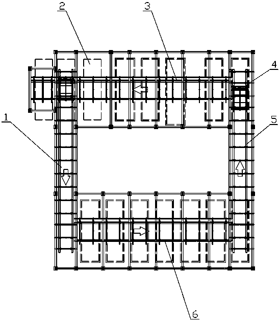 An automobile workpiece coating production line