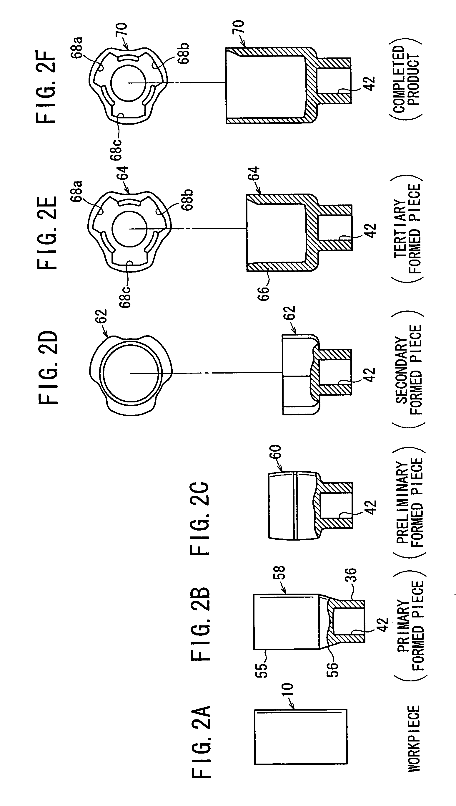 Apparatus And Method For Manufacturing Outer Race Member For Constant Velocity Joint And Intermediate Molded Body Of The Outer Race Member